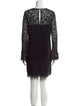 Diane von Furstenberg Lace Pattern Mini Dress