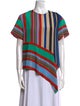 Diane von Furstenberg Silk Striped T-Shirt