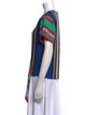 Diane von Furstenberg Silk Striped T-Shirt