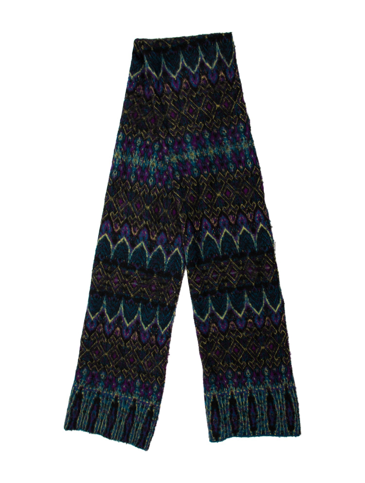 Diane von Furstenberg Wool Striped Scarf