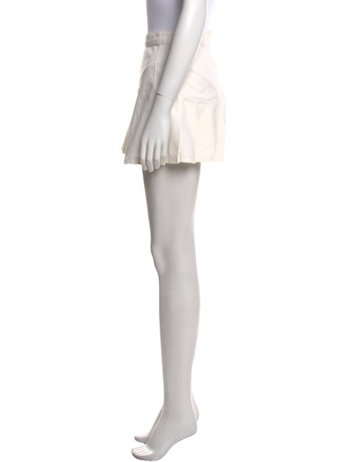 Diane von Furstenberg Pleated Accents Mini Skirt