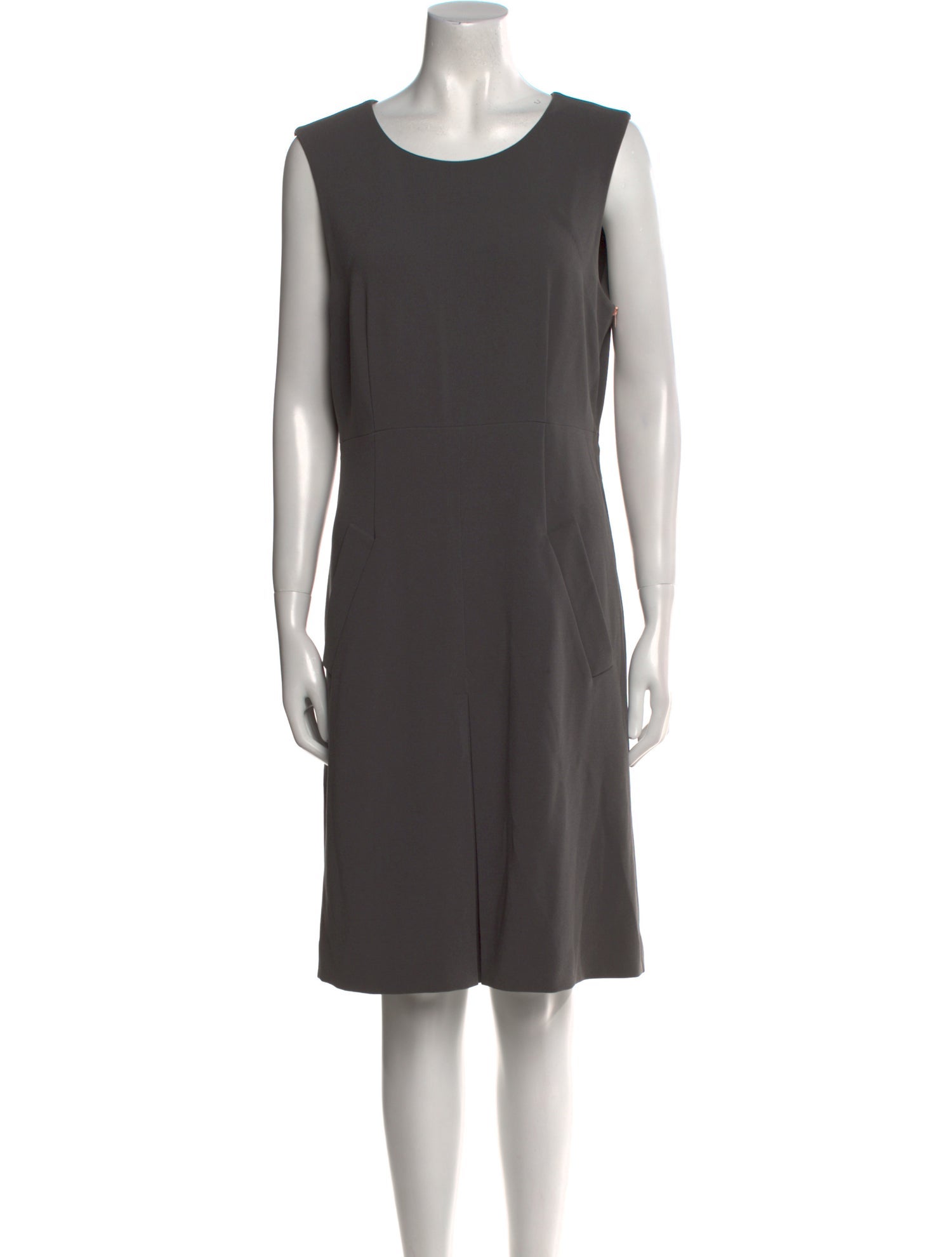 Diane von Furstenberg Scoop Neck Knee-Length Dress