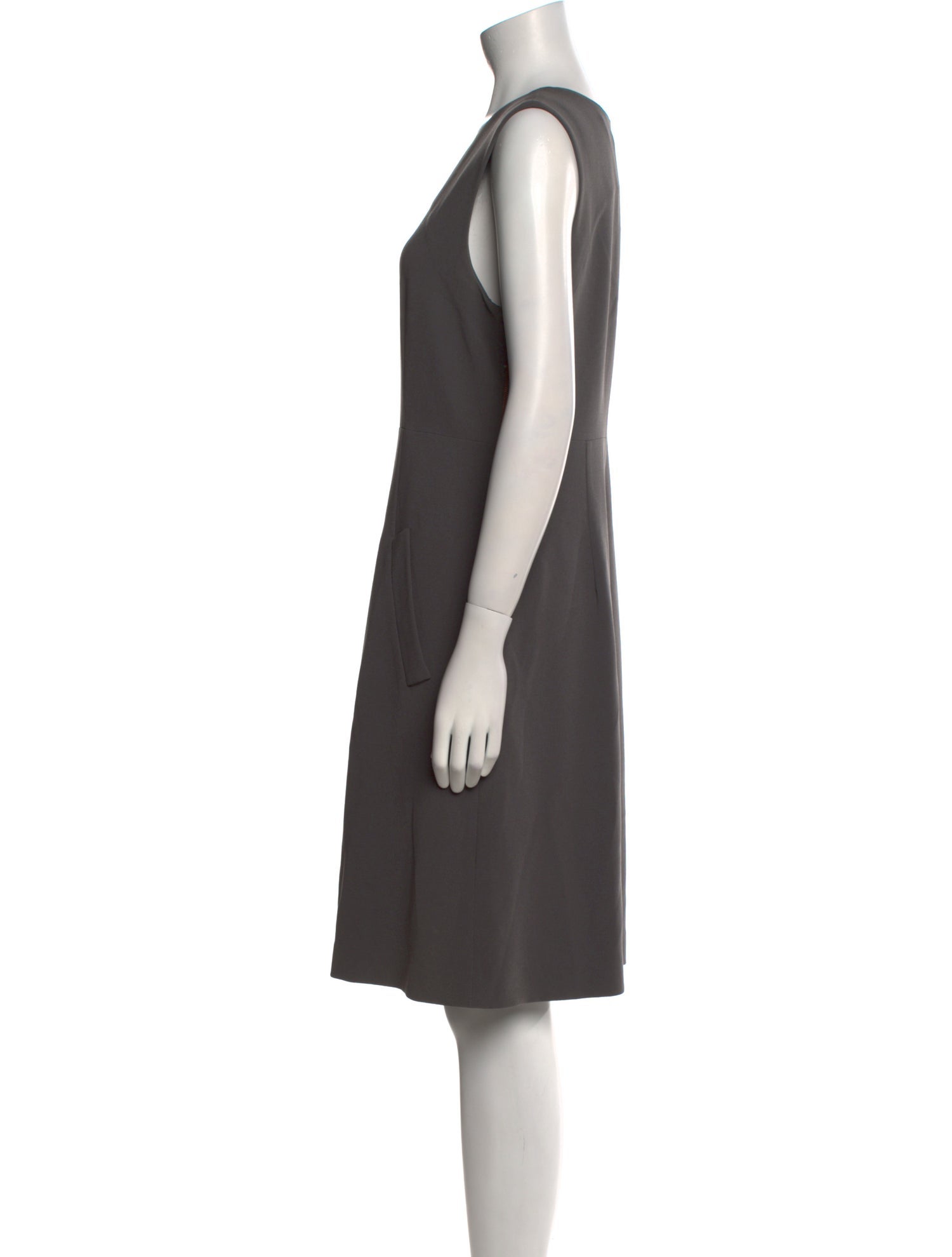 Diane von Furstenberg Scoop Neck Knee-Length Dress