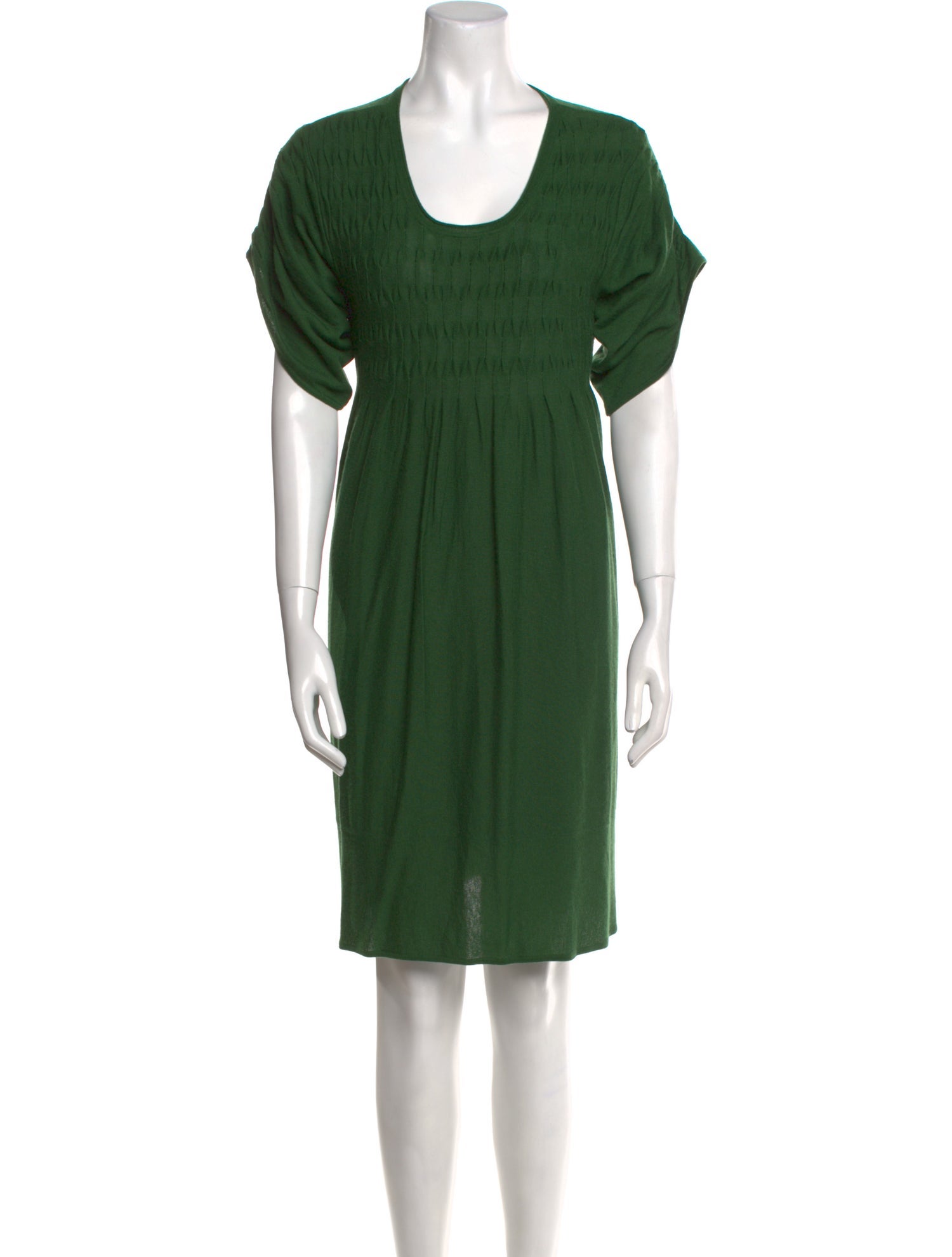 Diane von Furstenberg Scoop Neck Mini Dress