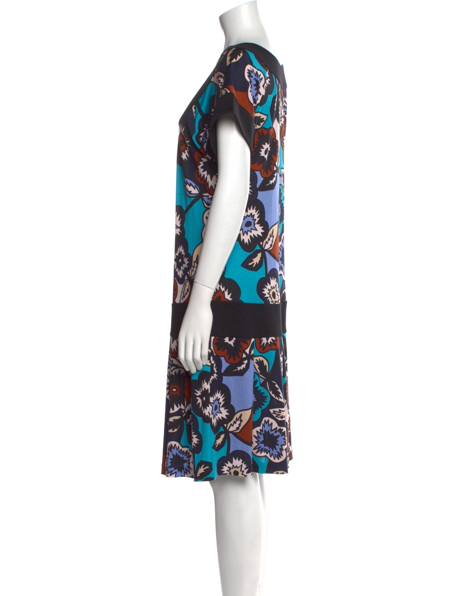 Diane von Furstenberg Silk Knee-Length Dress