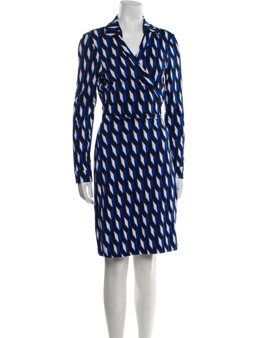 Diane von Furstenberg Printed Knee-Length Dress