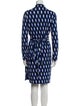 Diane von Furstenberg Printed Knee-Length Dress