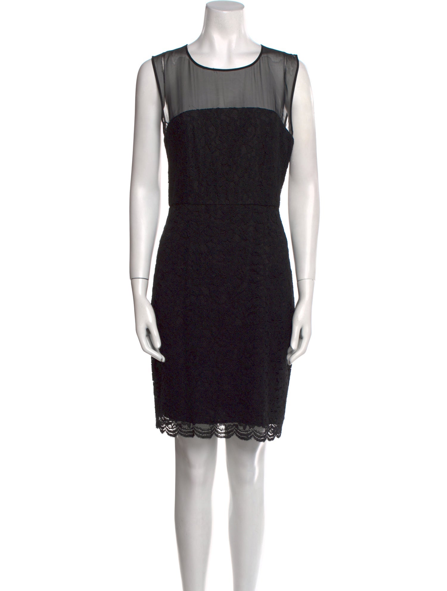 Diane von Furstenberg Crew Neck Mini Dress