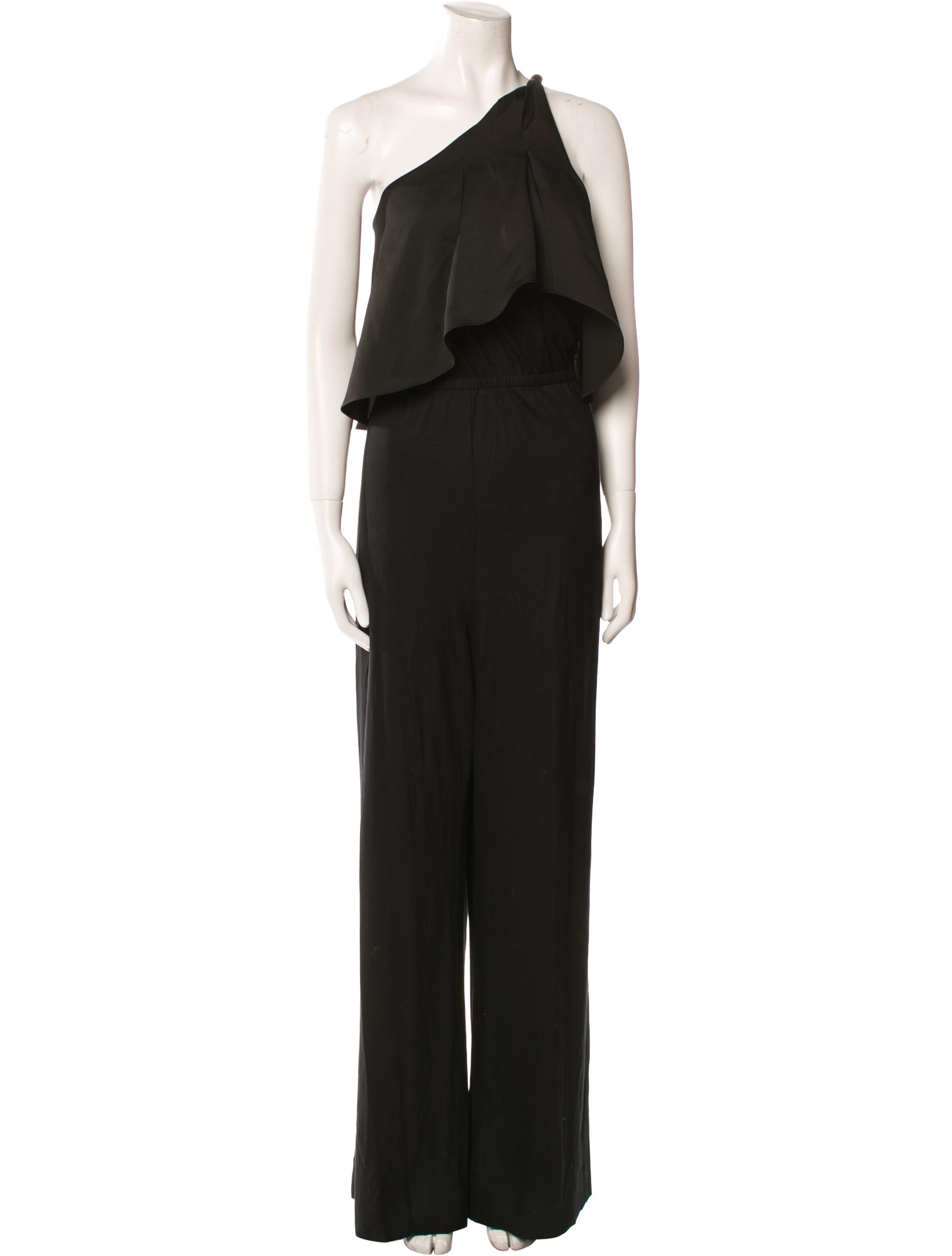 Diane von Furstenberg Silk One-Shoulder Jumpsuit
