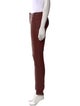 Diane von Furstenberg Leather Skinny Leg Pants