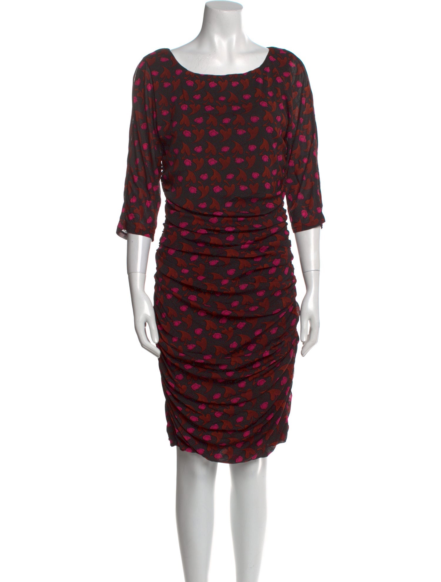 Diane von Furstenberg Printed Knee-Length Dress