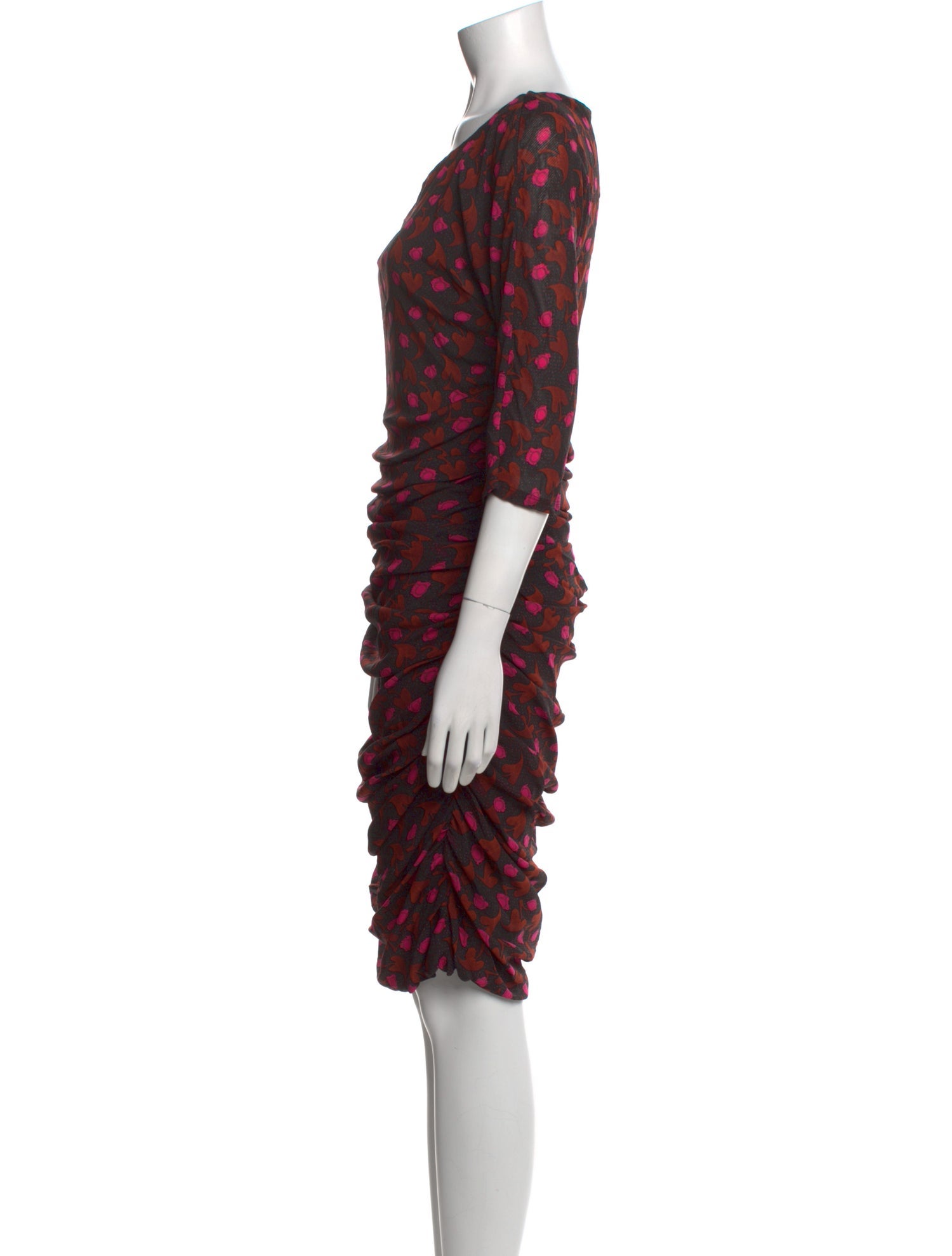 Diane von Furstenberg Printed Knee-Length Dress