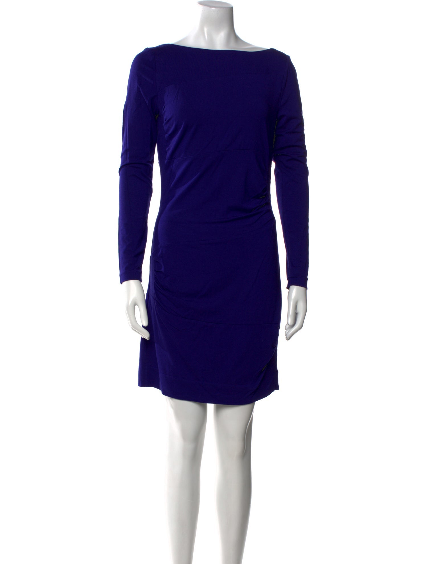 Diane von Furstenberg Bateau Neckline Mini Dress