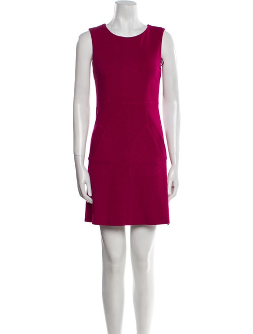 Diane von Furstenberg Crew Neck Mini Dress