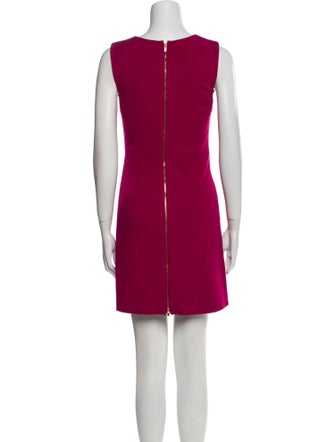 Diane von Furstenberg Crew Neck Mini Dress