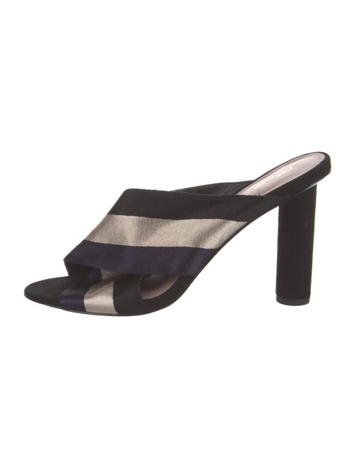 Diane von Furstenberg Striped Slides