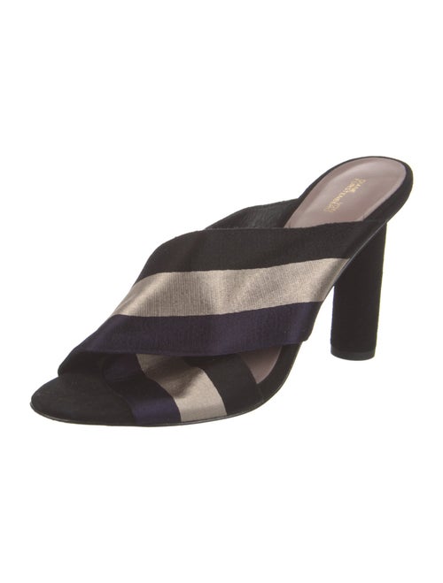 Diane von Furstenberg Striped Slides