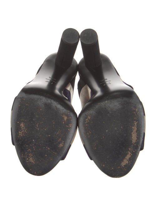 Diane von Furstenberg Striped Slides