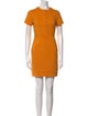 Diane von Furstenberg Crew Neck Mini Dress