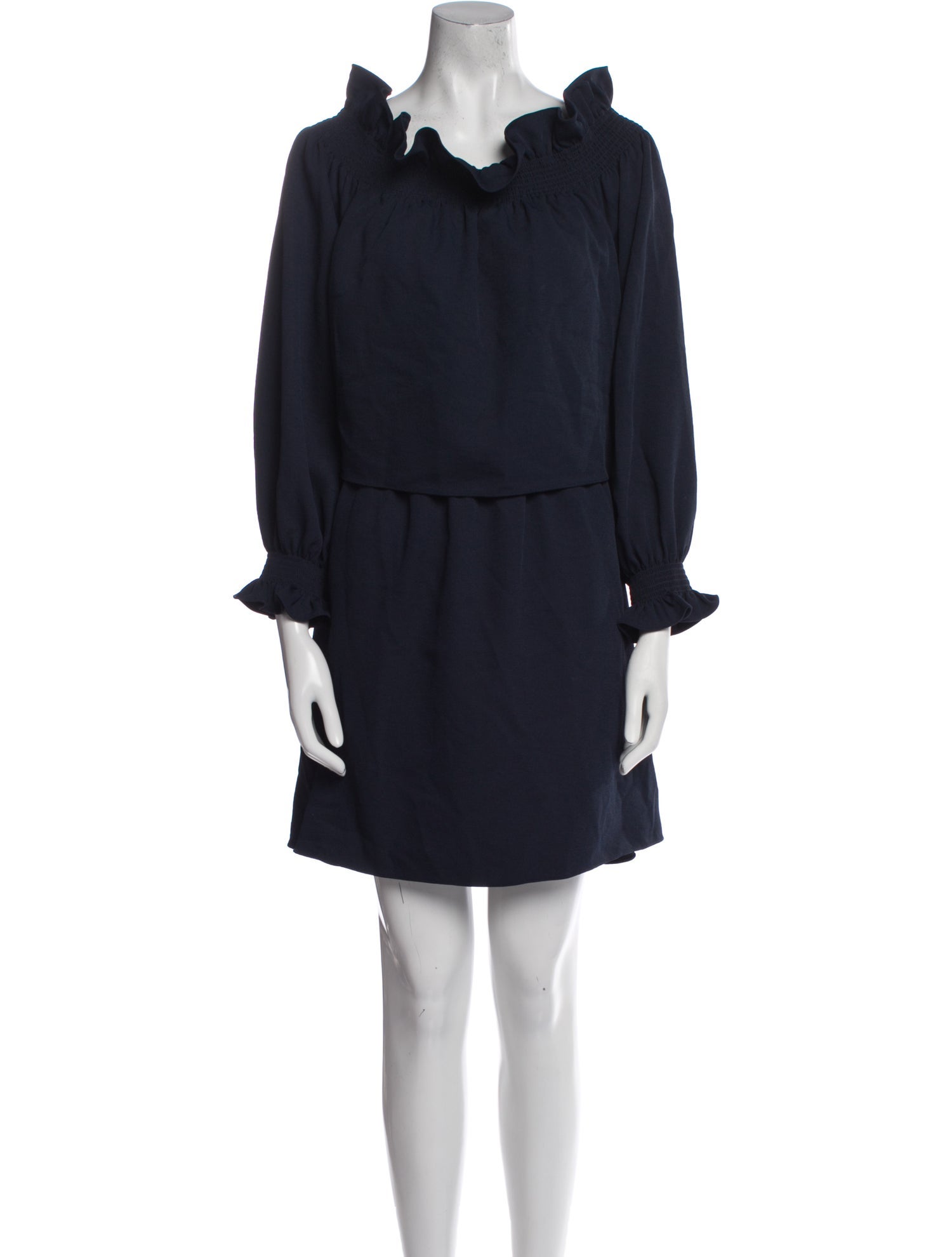 Diane von Furstenberg Cowl Neck Mini Dress