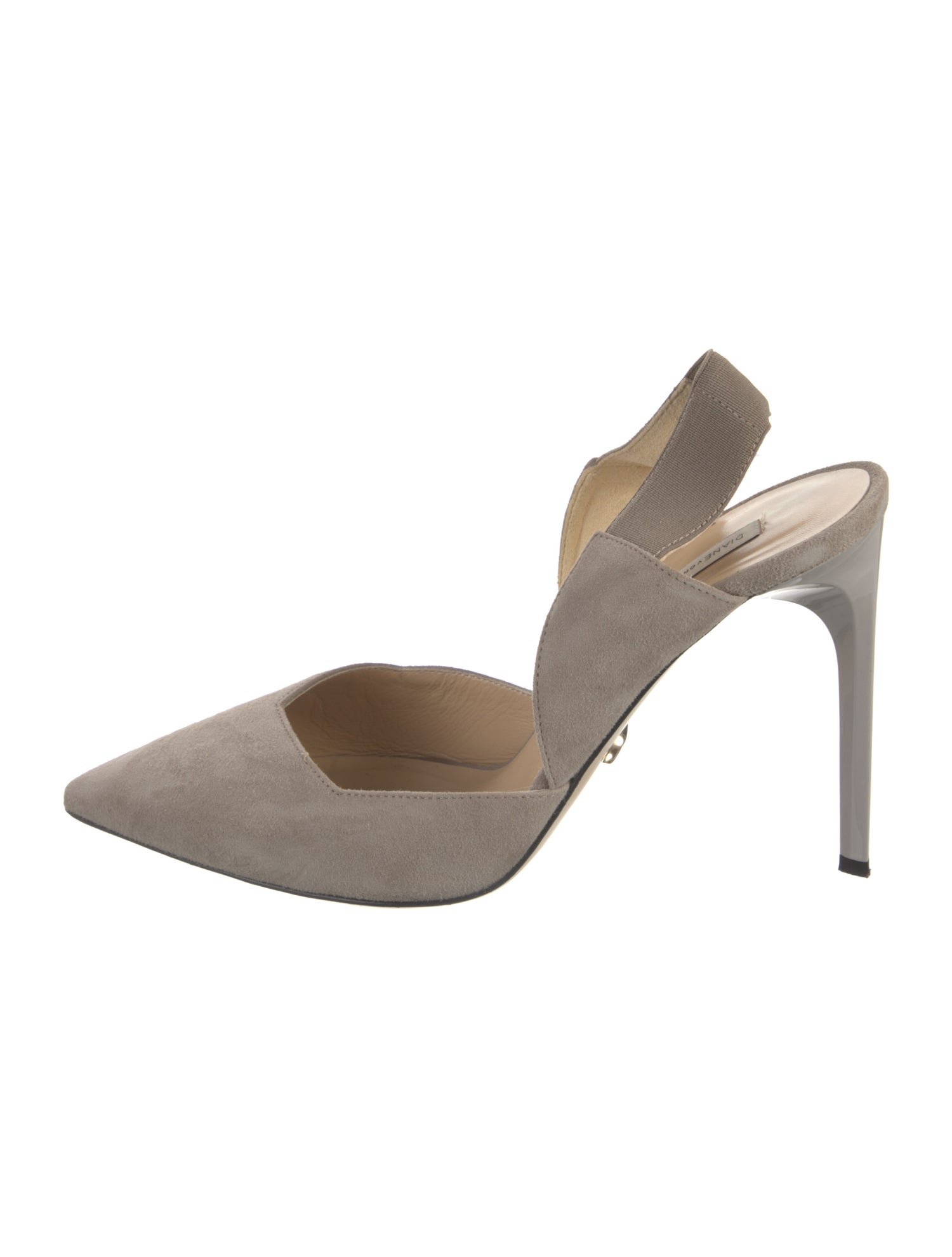 Diane von Furstenberg Suede Slingback Pumps