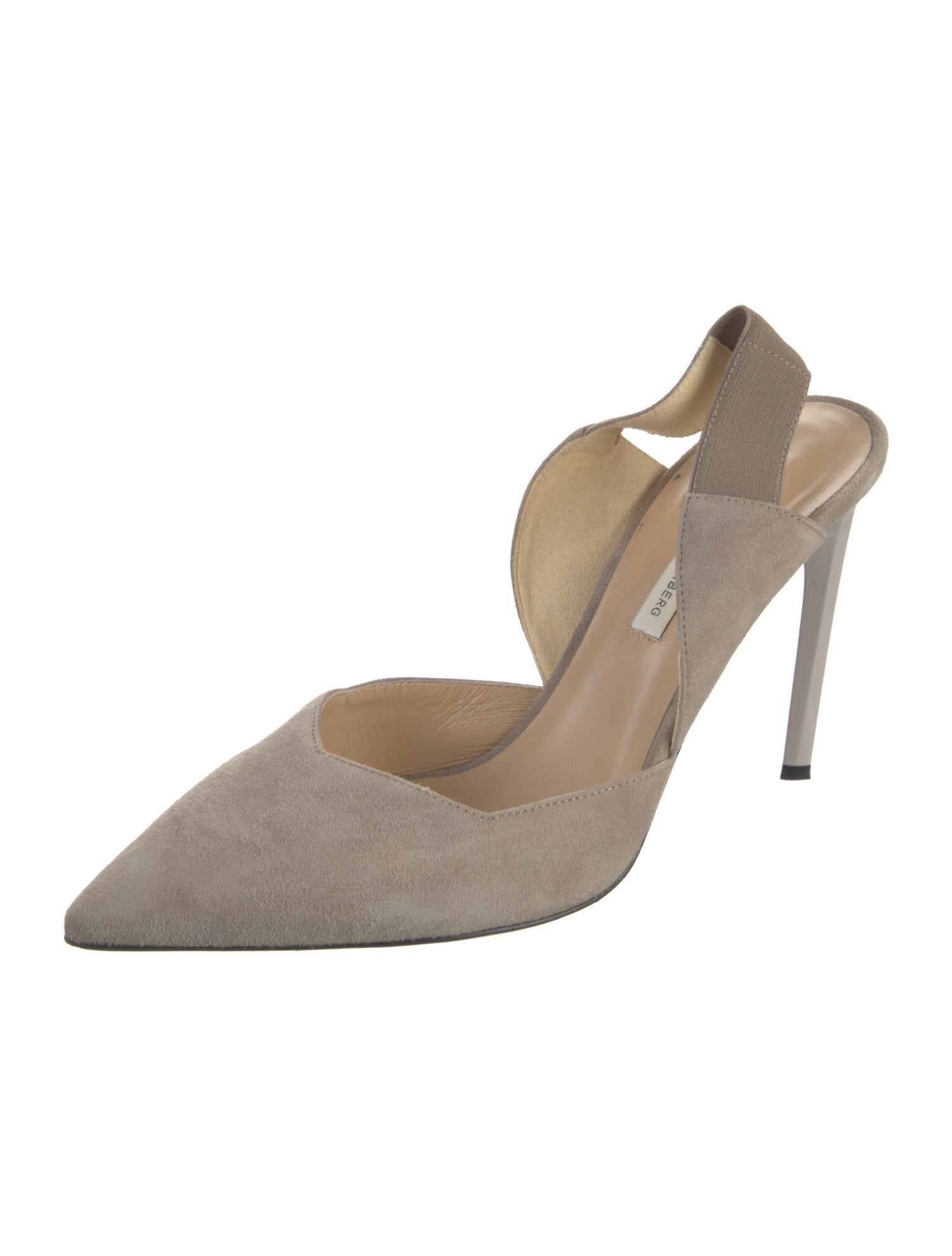 Diane von Furstenberg Suede Slingback Pumps