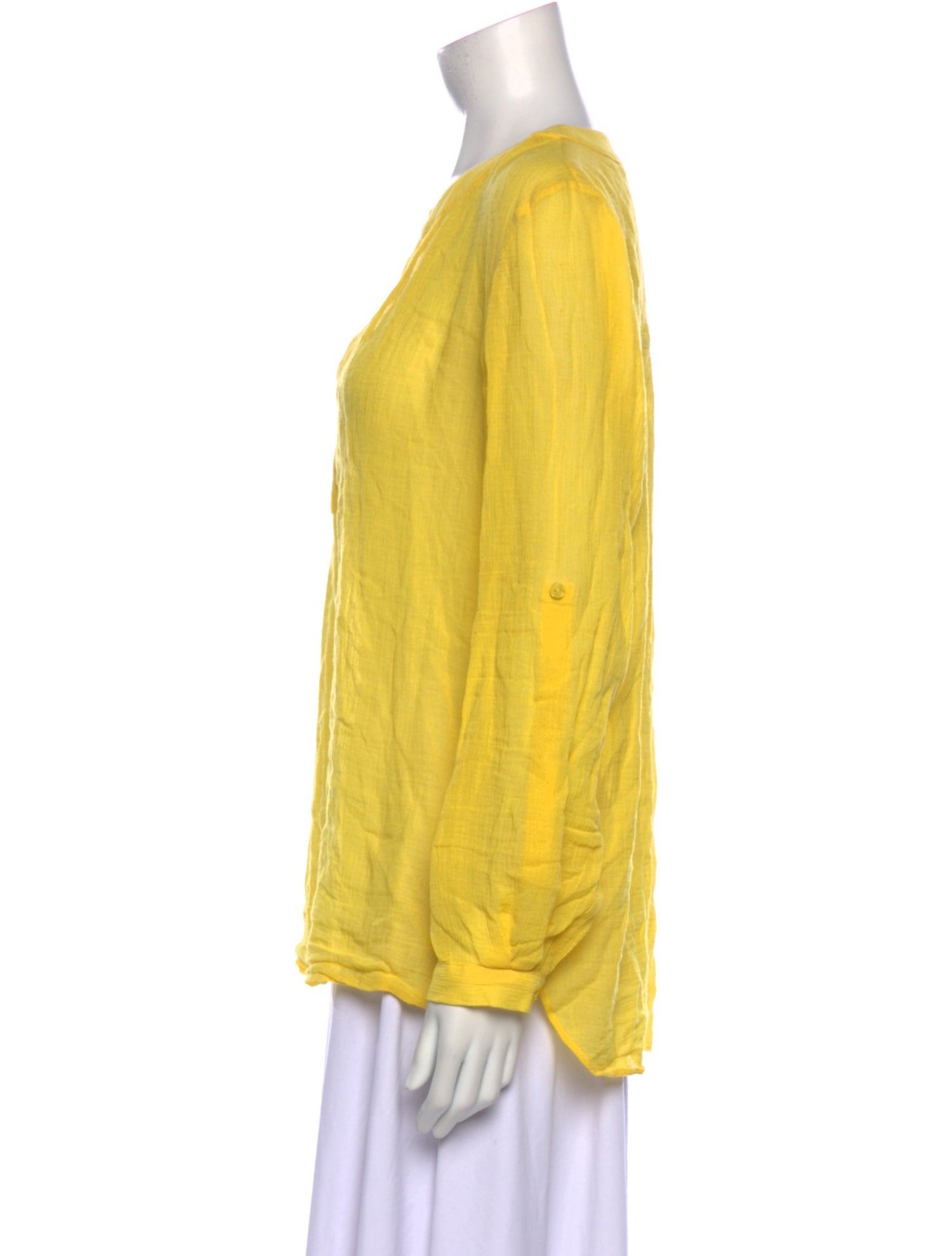 Diane von Furstenberg V-Neck Long Sleeve Tunic