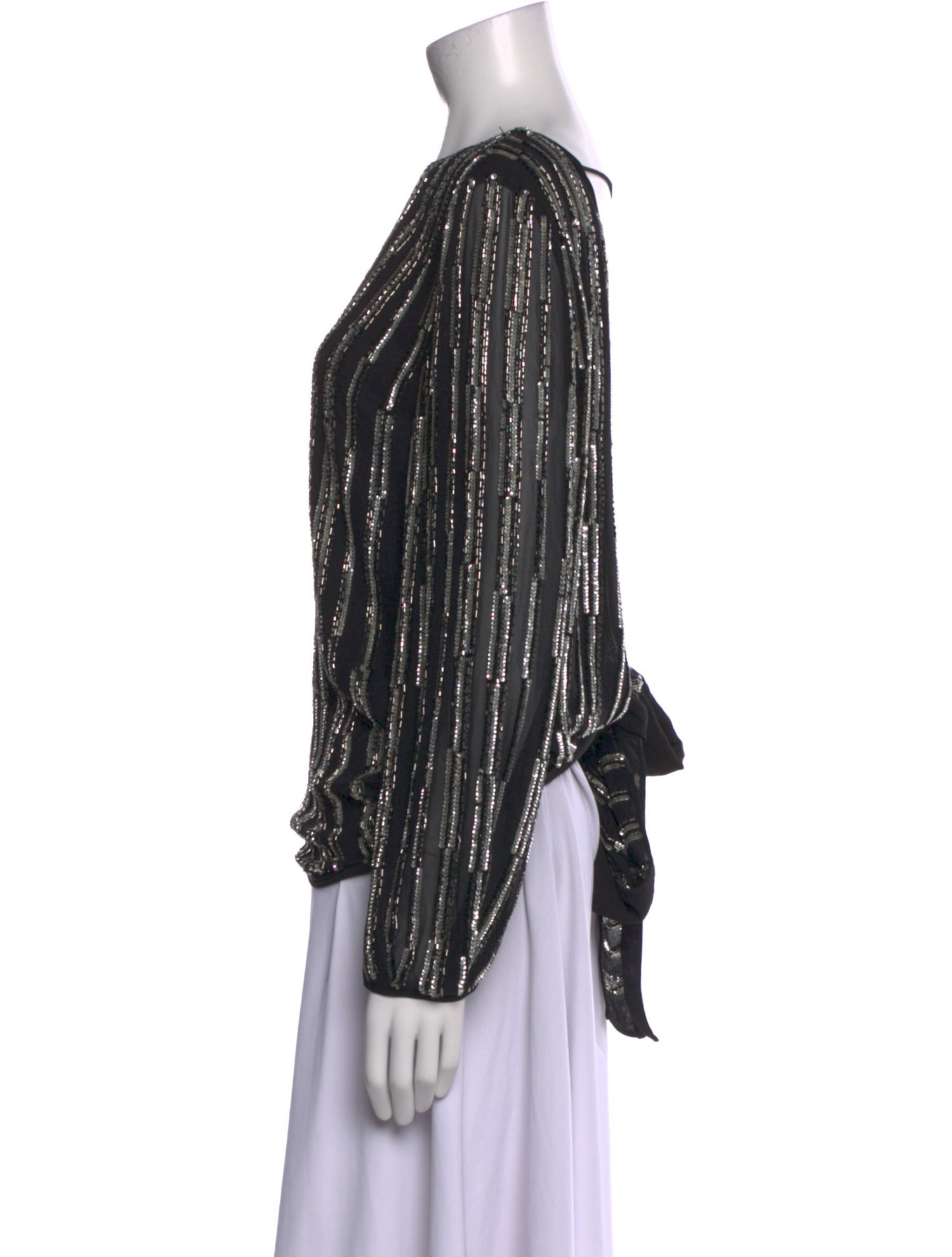 Diane von Furstenberg Silk Striped Blouse