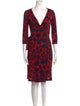 Diane von Furstenberg Silk Knee-Length Dress