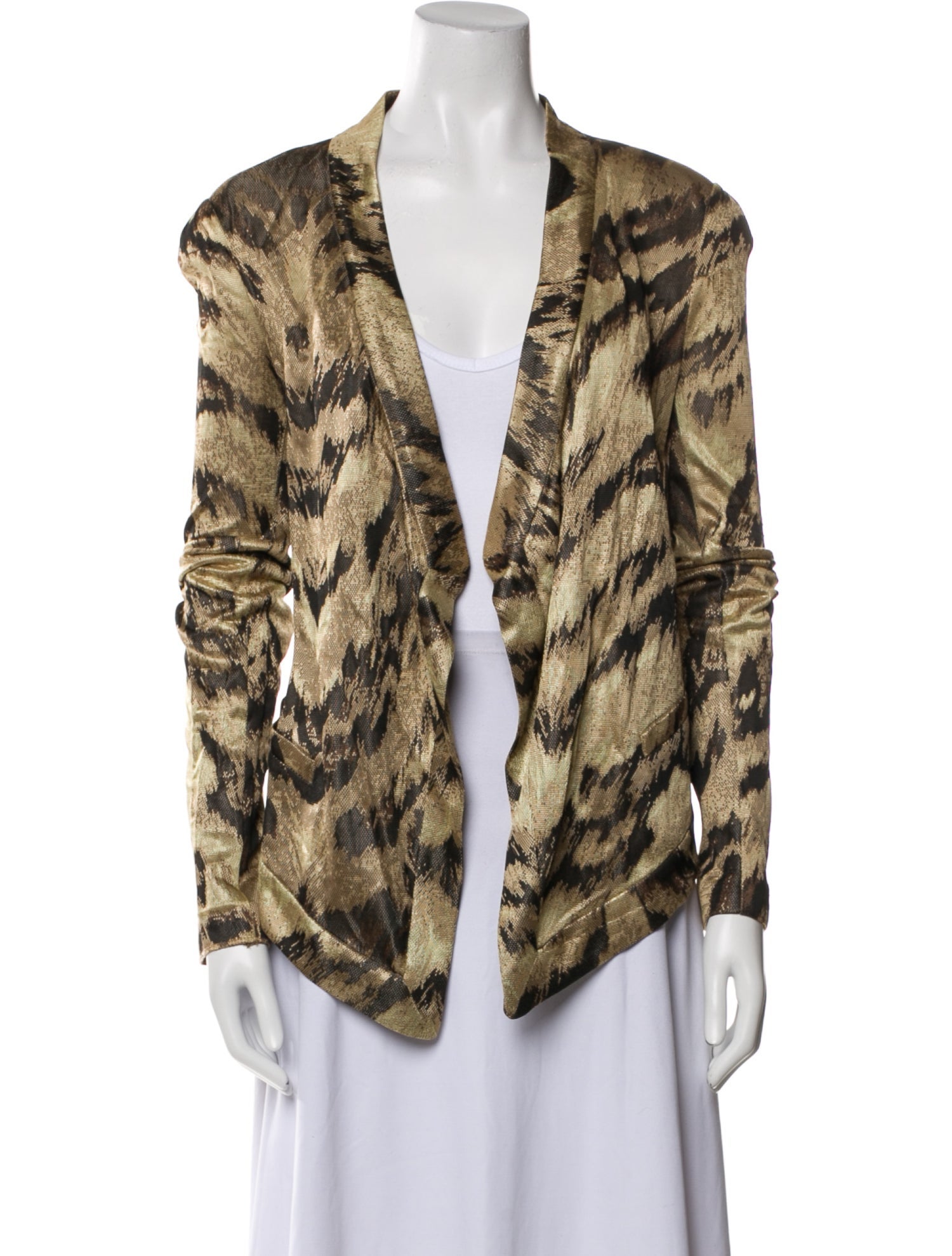 Diane von Furstenberg Animal Print Jacket