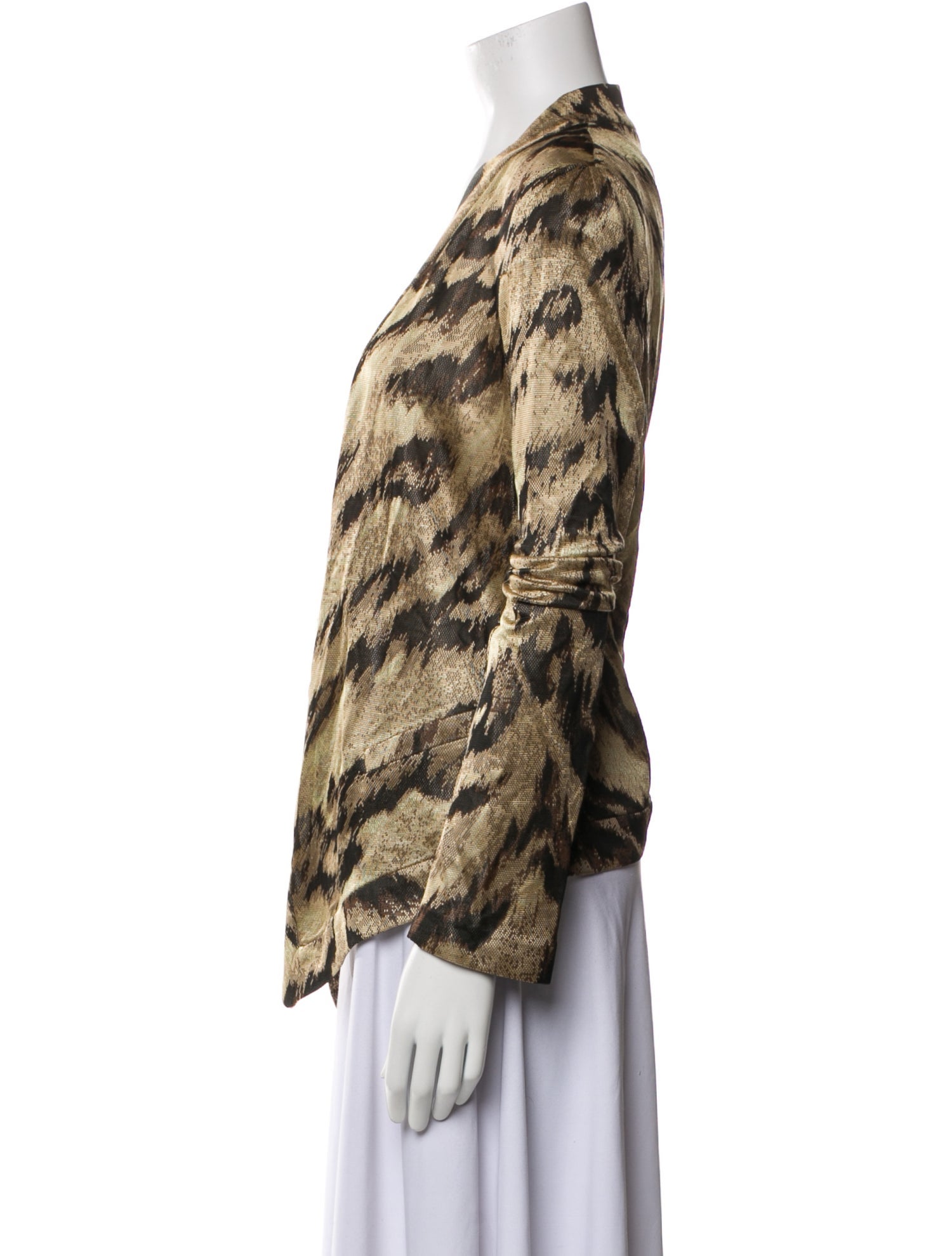 Diane von Furstenberg Animal Print Jacket