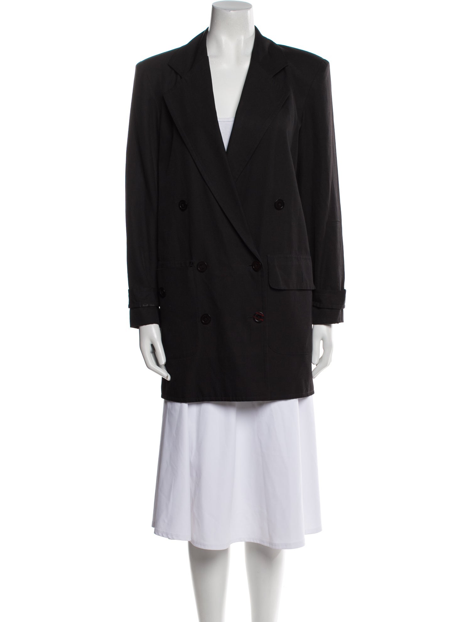 Diane von Furstenberg Silk Peacoat