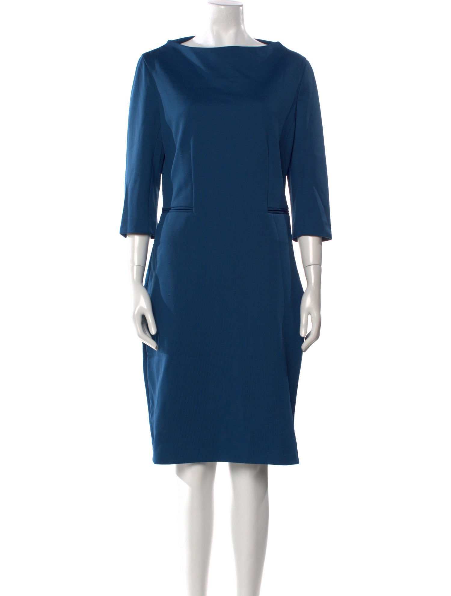 Diane von Furstenberg Bateau Neckline Knee-Length Dress