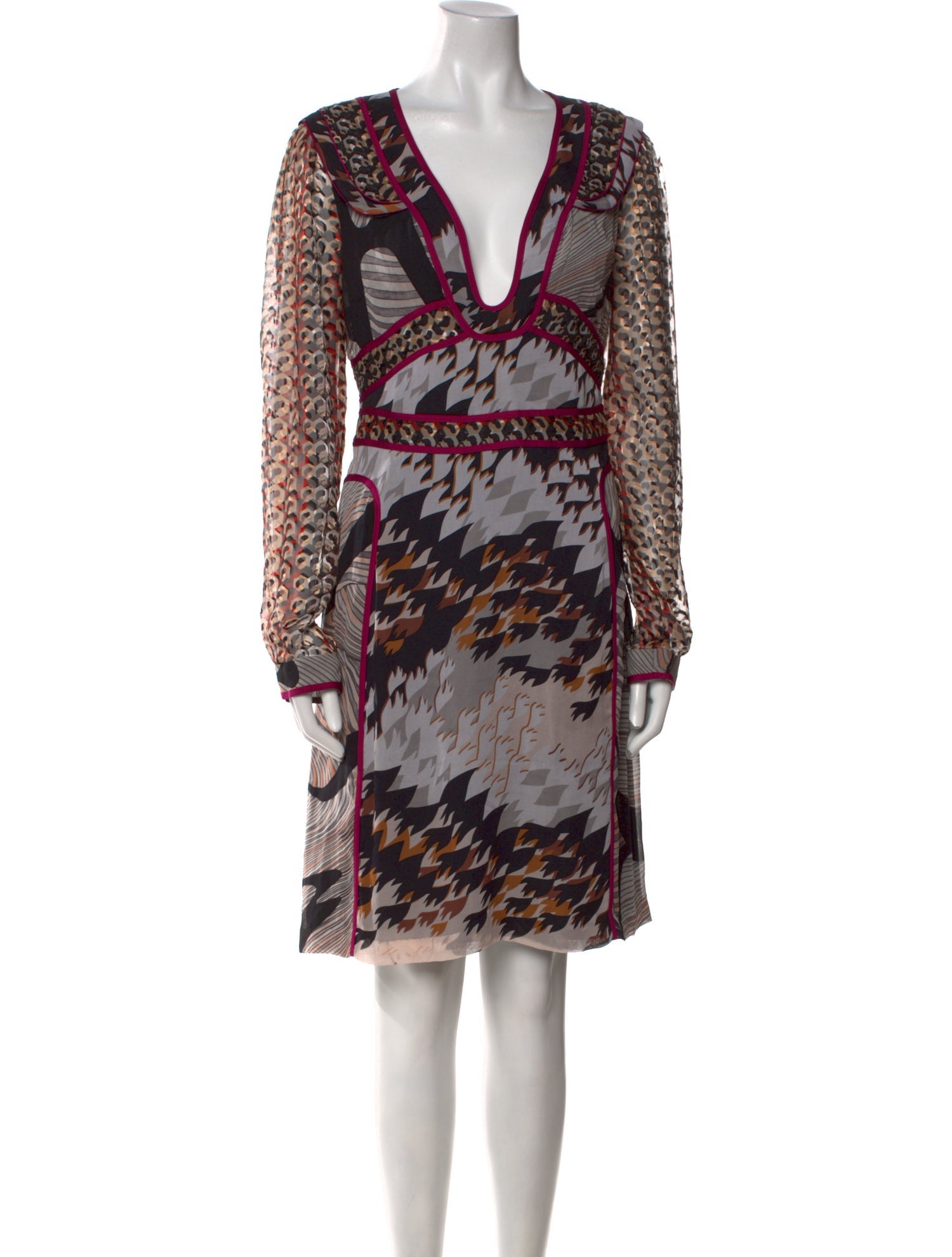 Diane von Furstenberg Silk Knee-Length Dress w/ Tags