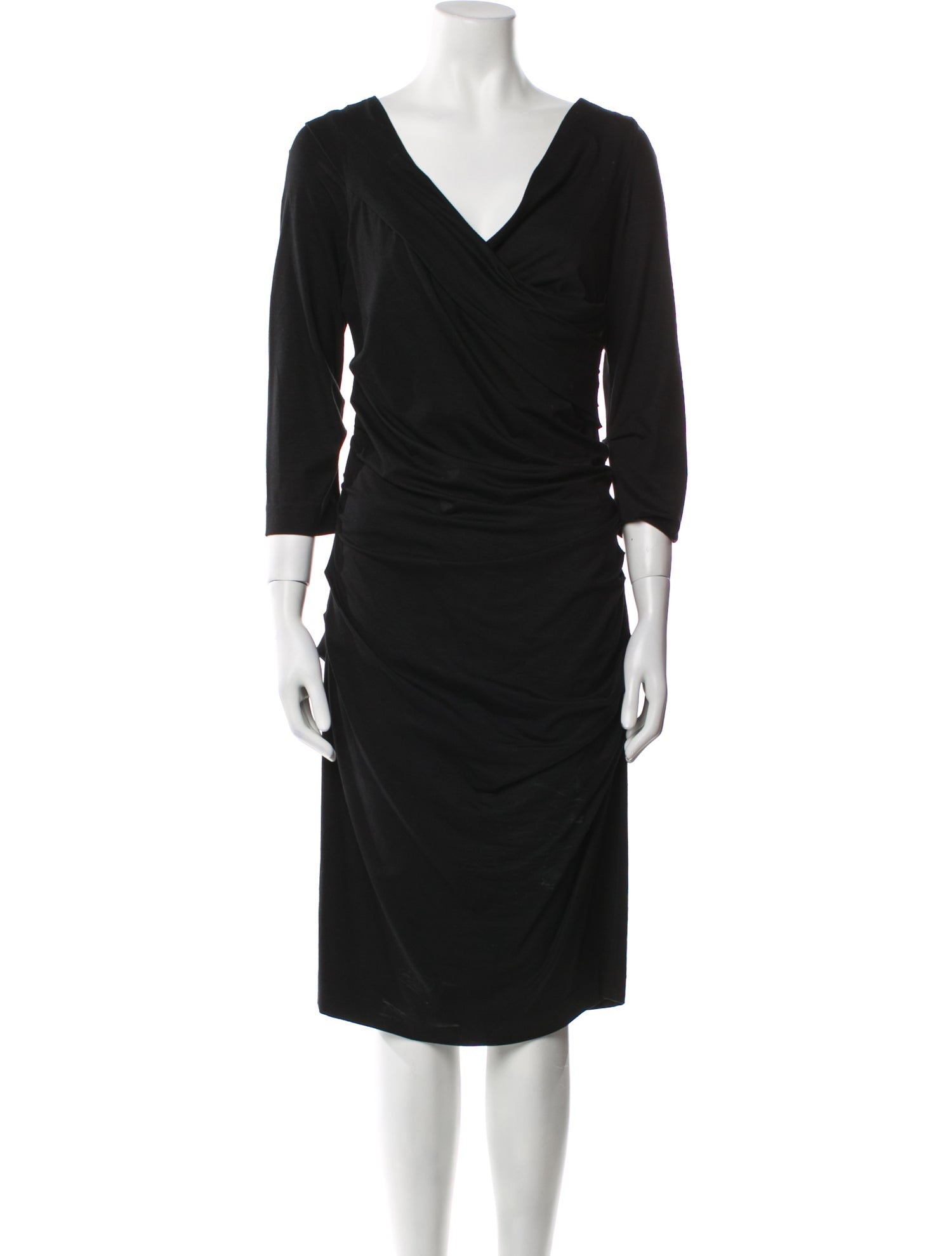 Diane von Furstenberg Cowl Neck Midi Length Dress