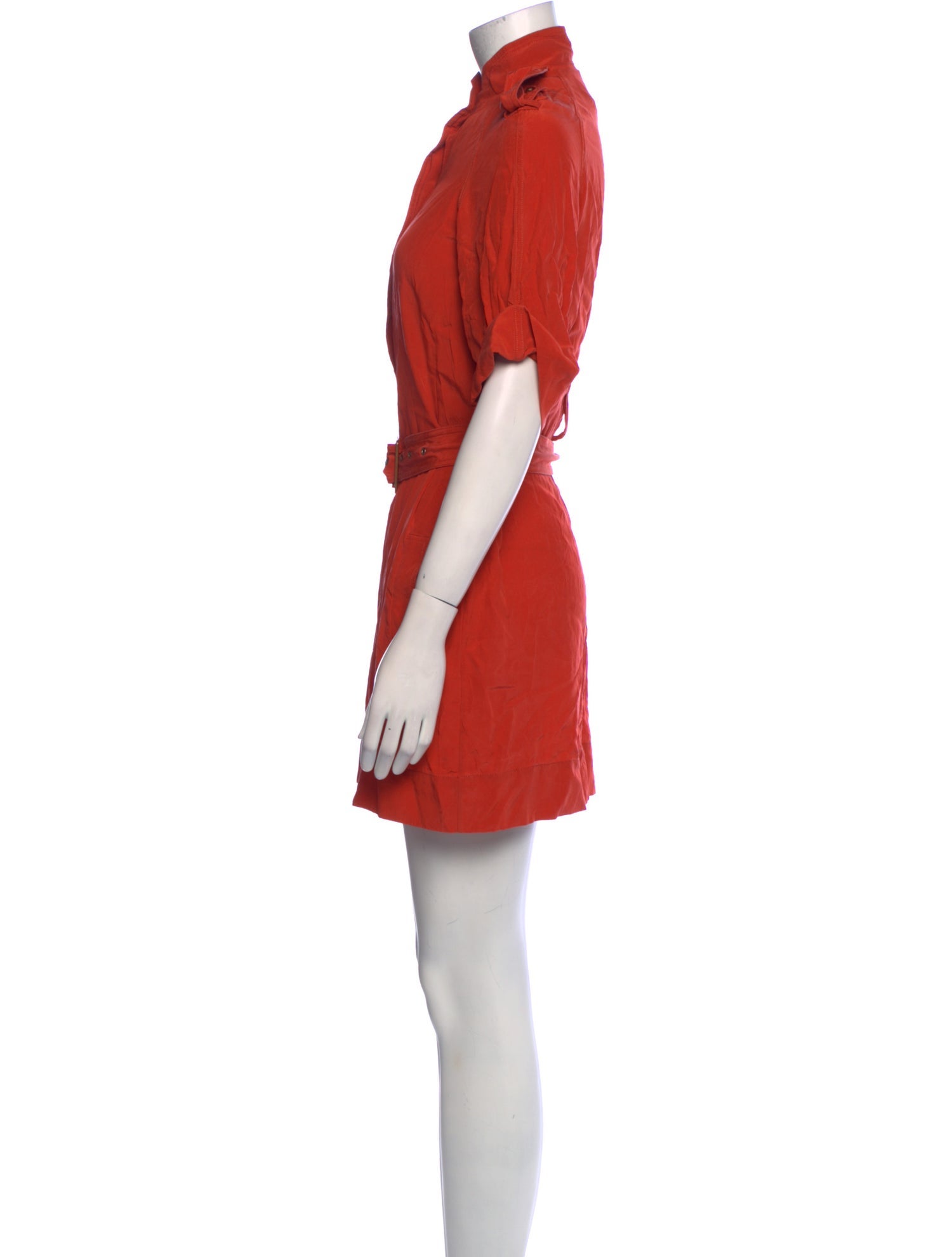 Diane von Furstenberg Mock Neck Mini Dress