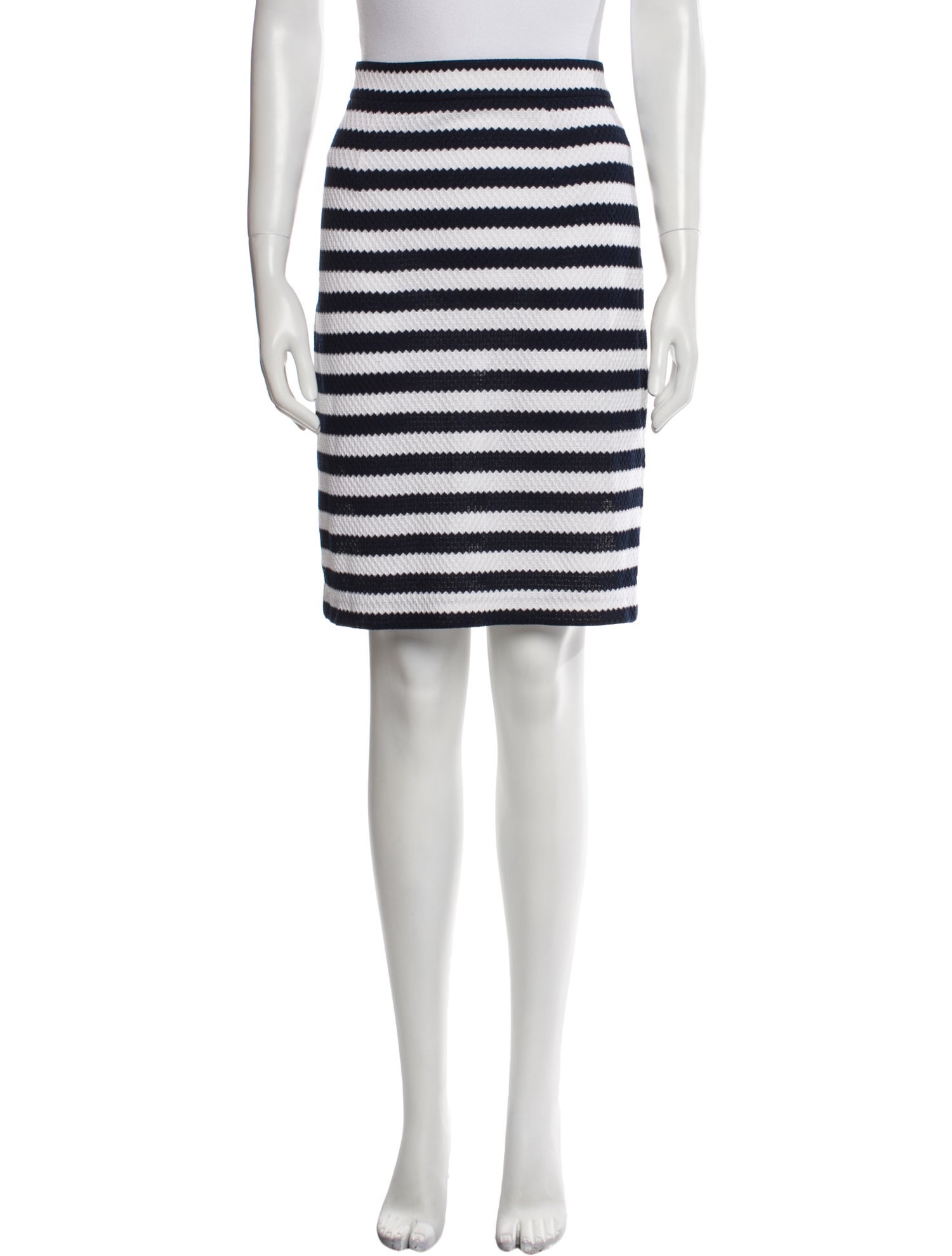 Diane von Furstenberg Striped Knee-Length Skirt