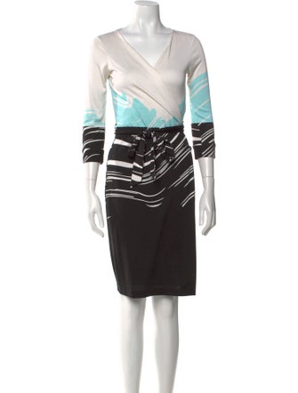 Diane von Furstenberg Silk Knee-Length Dress