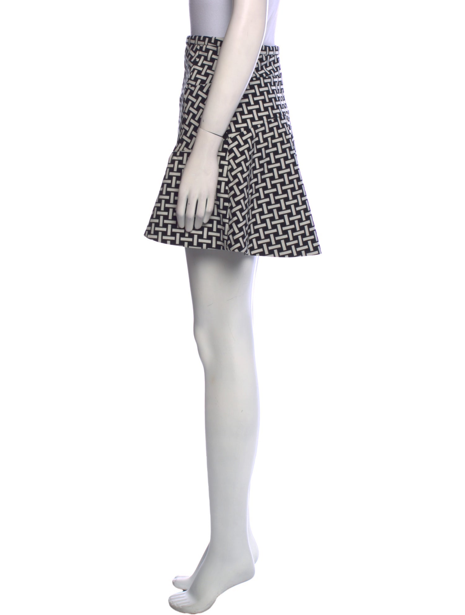 Diane von Furstenberg Printed Mini Skirt