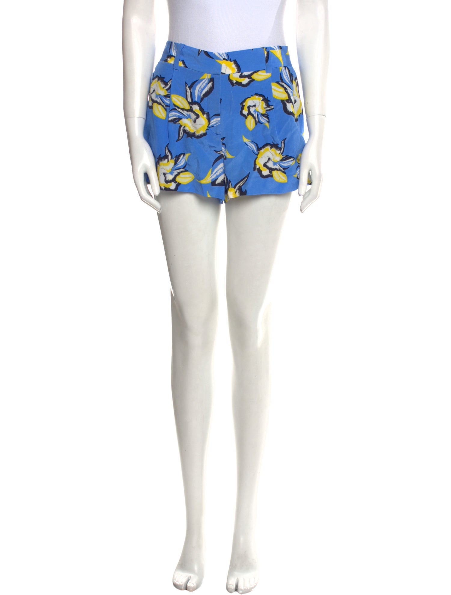 Diane von Furstenberg Silk Mini Shorts