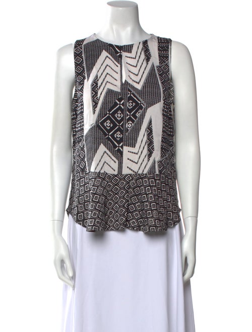 Diane von Furstenberg Silk Printed Top
