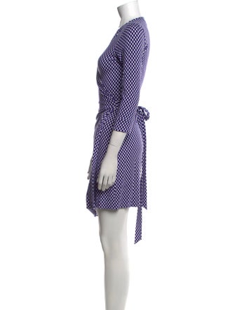 Diane von Furstenberg Printed Mini Dress