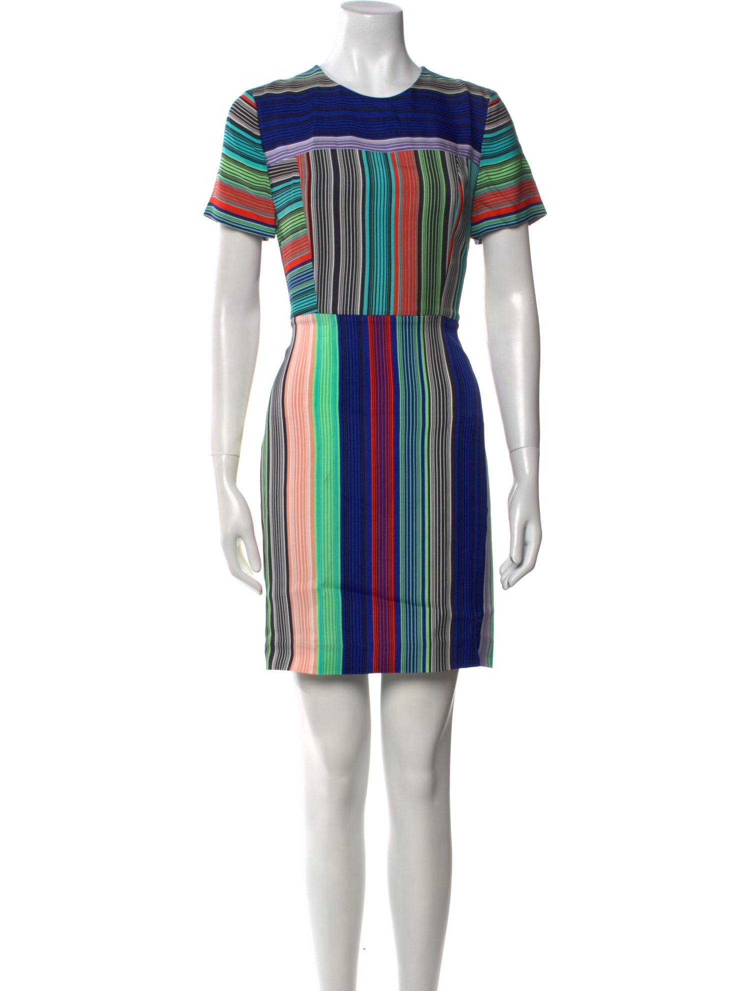 Diane von Furstenberg Striped Mini Dress w/ Tags