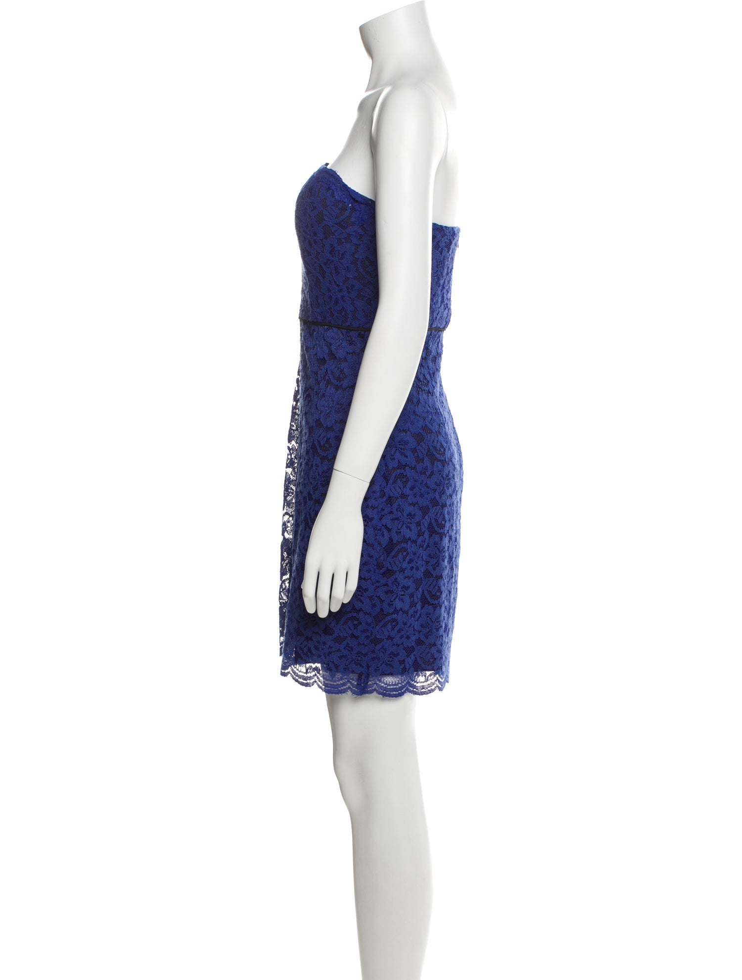 Diane von Furstenberg Lace Pattern Mini Dress