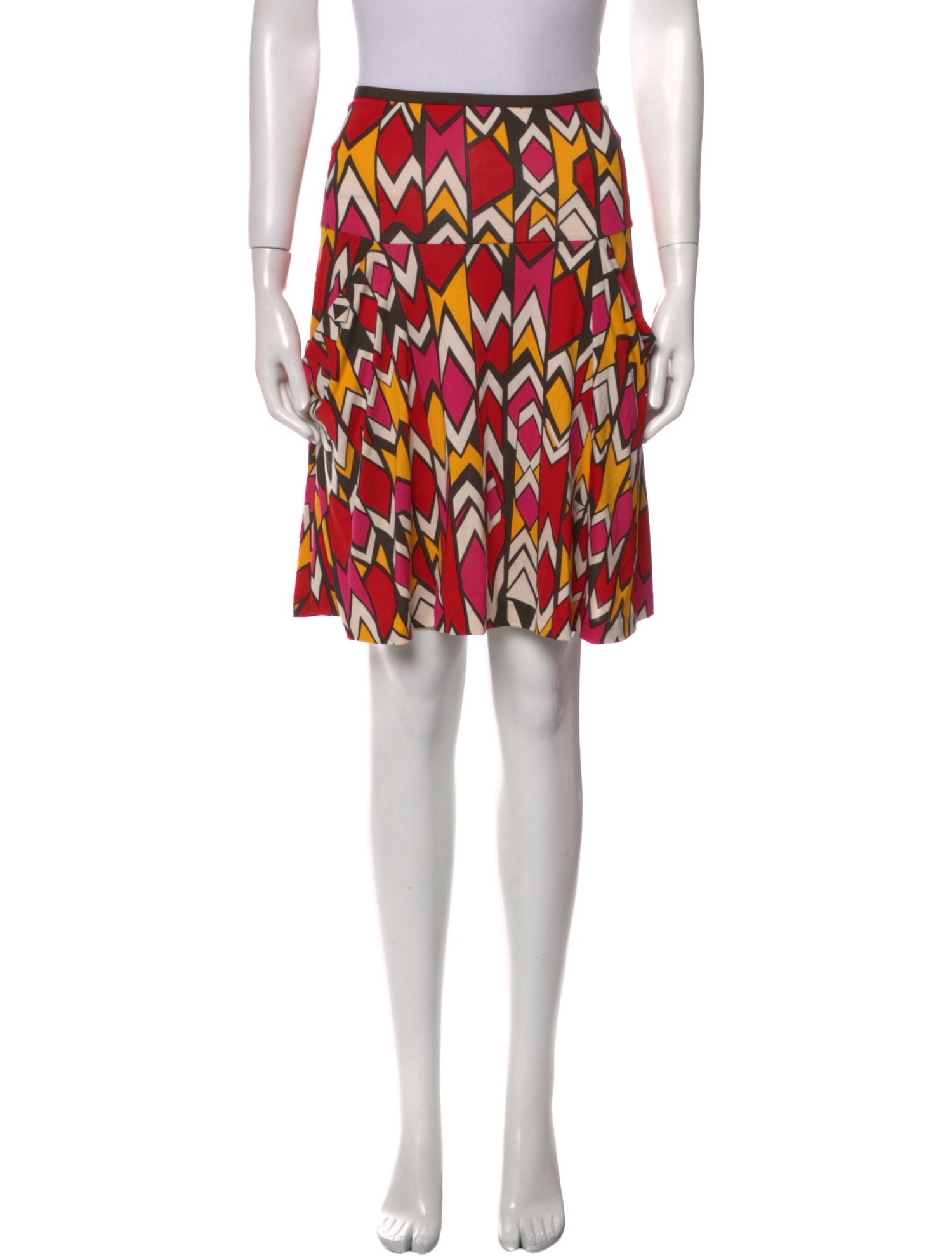 Diane von Furstenberg Silk Knee-Length Skirt