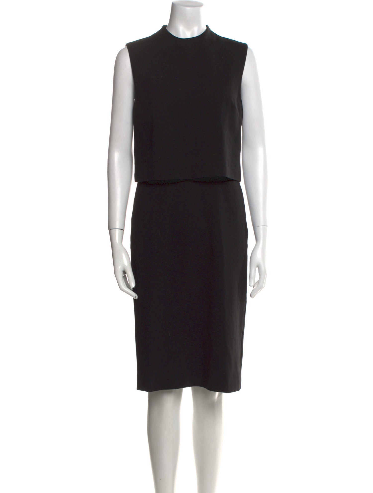Diane von Furstenberg Mock Neck Knee-Length Dress