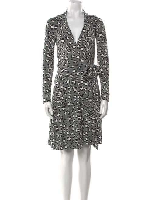 Diane von Furstenberg Printed Knee-Length Dress