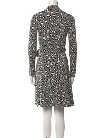 Diane von Furstenberg Printed Knee-Length Dress