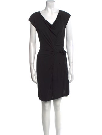 Diane von Furstenberg Cowl Neck Mini Dress