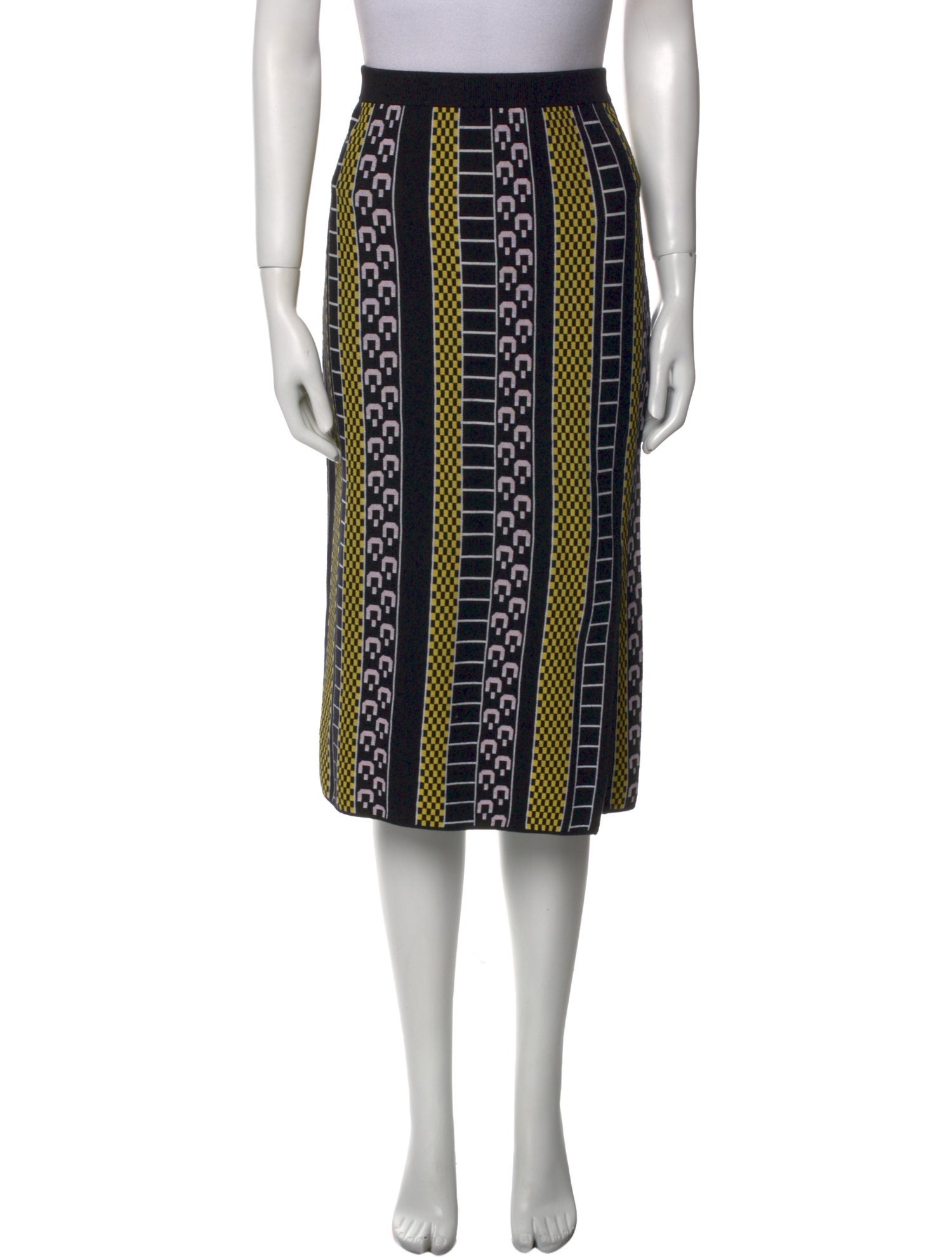 Diane von Furstenberg Printed Knee-Length Skirt